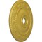 Ekena Millwork Logan Ceiling Medallion (Fits Canopies up to 6 1/8"), 24 1/4"OD x 3 7/8"ID x 2"P, Rich Gold CM24LO1RGS - alternate 4